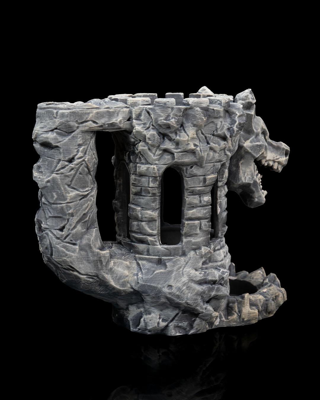 DRAGON S FORTRESS CAN HOLDER AND DICE TOWER
