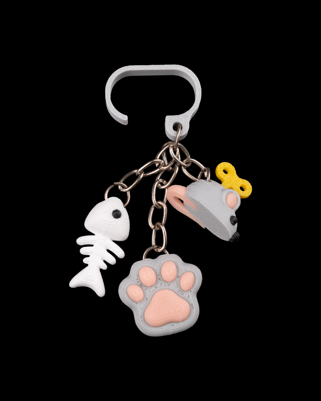 PAWSITIVELY HYDRATED STRAW TOPPER AND CHARM