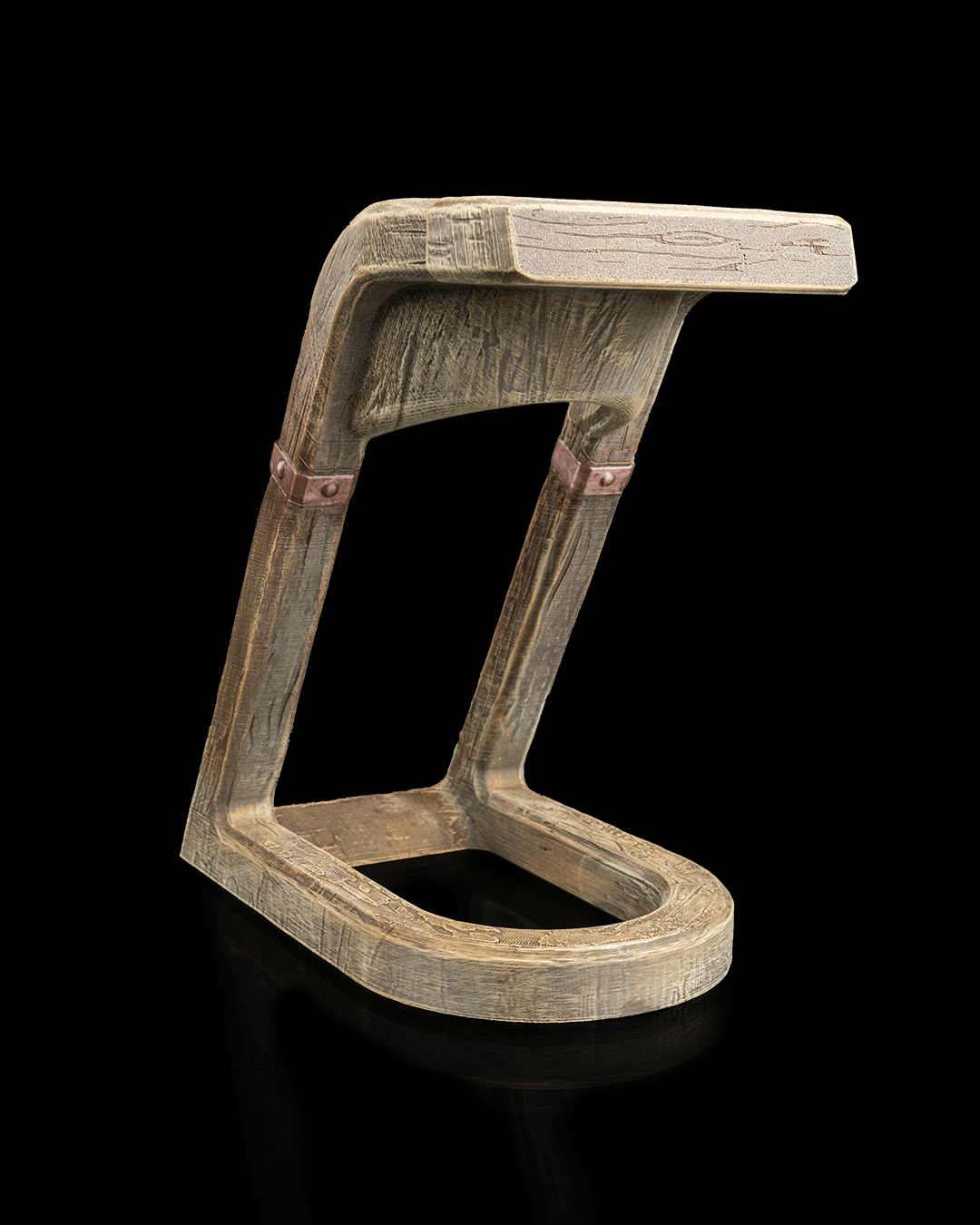 THE OAK REST GLASS AND WINE HOLDER